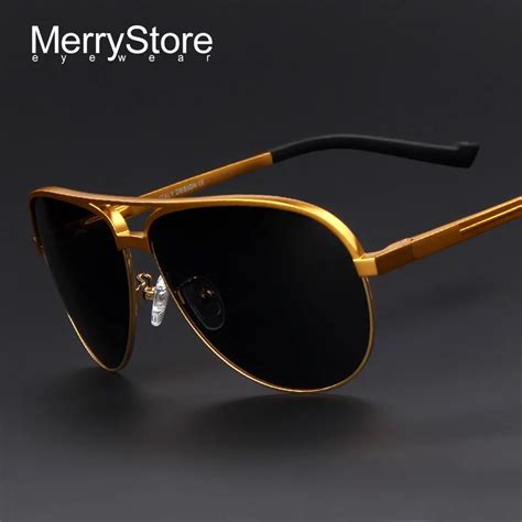 gold frame polarized sunglasses.